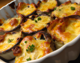 Pinces de tourteaux gratinées