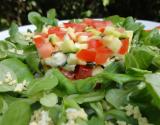 Salade de courgettes crues à l'huile de cameline