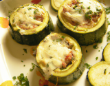 Courgettes farcies au reblochon