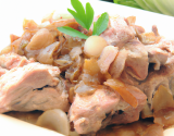 Fricassée d'échine de porc d'Argenteuil