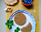 Galettes de quinoa au bleu d'auvergne