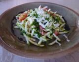 Carpaccio de courgettes classique