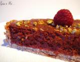 Tarte mousse chocolat  framboises