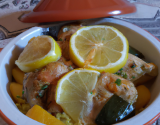 Tajine de poulet aux citrons maison