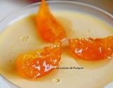 Panna cotta à la confiture de clémentine sur un lit de confiture de lait