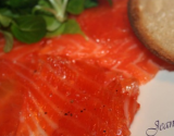 Gravlax de saumon