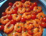 Tomates aux crevettes