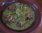 Tajine d'agneau aux petits pois