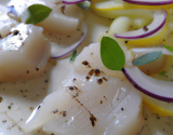 Carpaccio de haddock