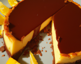 Cheese-cake au citron, soupçon de chocolat