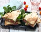 Quesadillas avocat et bacon