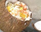 Noix de coco aux crevettes