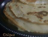 Crêpes légères à l'eau gazeuse