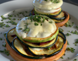 Tatin de courgettes au camembert