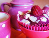 Cupcakes choco-framboises