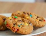 Cookies faciles aux m&m's