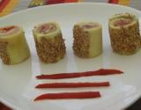 Roulé de pain de mie au saumon façon Maki