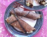 Crêpes au chocolat bananes et poires