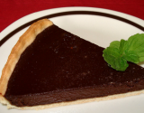 Grande tarte au chocolat