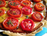 Tarte à la tomate à grignoter