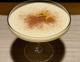 Cocktail au lillet blanc, gin, crème de cacao et citron