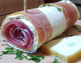 Roulé de jambon, fromage