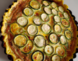 Tarte chevrottine à la courgette