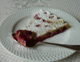 Clafoutis framboises-pistaches.