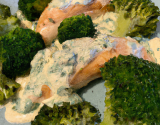 Poulet au brocoli gorgonzola