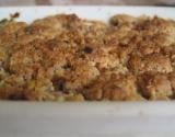 Crumble de courgettes aux noix