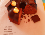 Gâteau au chocolat bicouche et pralin