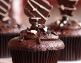 Forêt noire déclinée en cupcakes