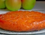 Gâteau tatin aux pommes caramélisées parfumé à la poudre de combava