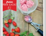 Glace italienne à la fraise et menthe glaciale