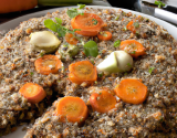 Galette de quinoa aux carottes et poireaux