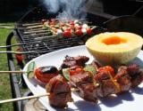 Brochettes Canard Miel