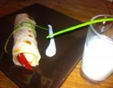 Wraps de poulet au Roquefort papillon