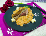 Risotto de gratounade de canard confit