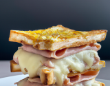 Croque monsieur, jambon blanc et beaufort