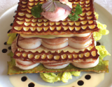 Mille-feuille de raie et andouille de Vire