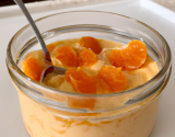 Marbré spéculoos/mandarine curd