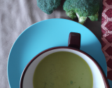 Velouté de brocolis au bleu