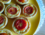 Mini-quiche à la tomate et à la moutarde