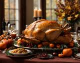 Dinde de Thanksgiving traditionnelle