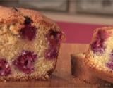 Cake aux framboises