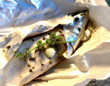 Requin en papillote