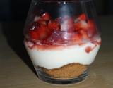 Tiramisu aux fraises en verrine