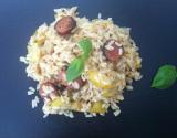 Risotto aux courgettes et chorizo