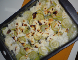 Gratin de courgettes au chèvre