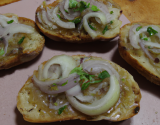 Tartines à l'oignon